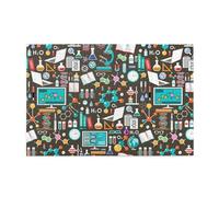 Science Chemistry Pattern, 1000 Pieces Jigsaw Puzzles, Wooden Jigsaw Family Game Wall Decor for Adults Teens