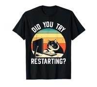 Science Coder DID You Try RESTARTING Funny Computer Science T-Shirt