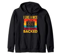 Science Coder I LIKE A NICE BACKED FUNNY Computer Science Zip Hoodie