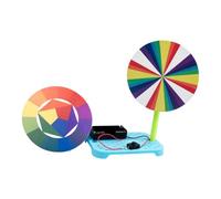 Science Demonstration Toy for Optics Topics | Portable Color Wheel Aid, Classroom Discussion, Family Learning Companion Guide