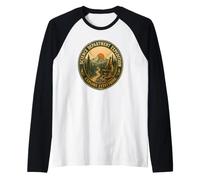 Science Department Expedition Explore Everything Wilderness Raglan Baseball Tee