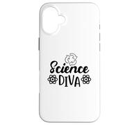 Science Diva Teacher Nerd Geek Scientist Biology Case for iPhone 16 Plus