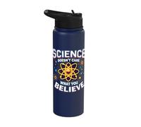 Science Doesn't Care What You Believe Stainless Steel Insulated Water Bottle