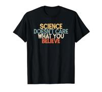 Science Doesn't Care What You Believe Value Graphic T-Shirt, Men, Black, L