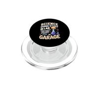 Science Doing Stuff In Lab That Would Be Felony In Garage PopSockets PopGrip for MagSafe