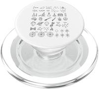 Science Doodle Physics Math Chemistry Biology Astronomy PopSockets PopGrip for MagSafe