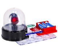 SCIENCE EXPERIMENT 370-1775 Electrical Construction Kit Warning Light, DIY Alarm, Experiment Box to Build a Luminous Siren, Suitable for Children from 8 Years