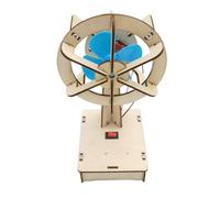 Science Experiment Kit | Electric Oscillating Fan Science Toy | Wooden Circuit Learning Logical Thinking Activity Boys Girls Home School Preschool Playing
