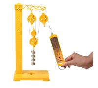 Science Experiment Set with Pulley, Levers, Dynamometer and Accessories Classroom Mechanics Principles Teaching Props Experiment Gear