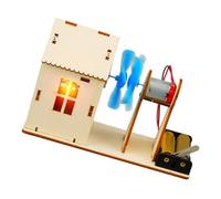 Science Experiment Wind Energy Model Assembly Set Childrens Safe Build with Simple Assembly Process Educational Generator Set