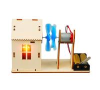 Science Experiment Wind Energy Model Assembly Set Childrens Safe Plastic Build with Simple Handmade Assembly Process Educational Generator Set