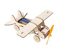 Science Experiments - Aircraft Wooden Electric Learning Toys | Teaching Materials Physics Science Kit,for Boys Girls Students Home School Classroom Homeschool