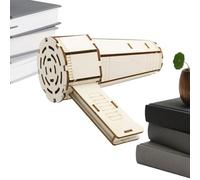 Science Experiments for Kids - 3D Hair Dryer Wooden Learning Toys - Building Puzzles Model Science Toys - for Kids Home School Classroom Playroom Travel Birthday Party