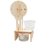 Science Experiments for Kids - DIY Wooden Water Drip Clock STEM Kit | Educational Science Kits for Boys & Girls Ages 8 9 10 11 12 13 14 | Hands-On Physics Learning Time Measurement Project