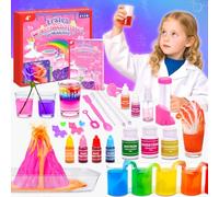 Science Experiments for Kids Toys 4 5 6 7 Year Old Girl Gifts, Kids Science Experiment Kit Stem Toys with Potions Volcano Kit for Kid Presents Gifts For 4 5 6 7 8 9 10 11 12 Years Old Girls