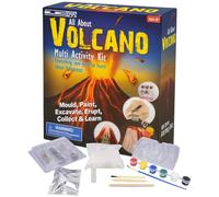 Science Experiments for Kids Volcano Kit - Educational Activity Set for Boys Toys Girls Birthday Presents Learning Resources Geology STEM Gift - Creative National Geographic Kids Inspired Fun