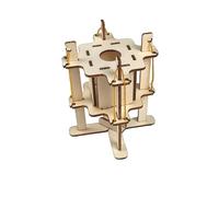 Science Experiments for Kids - Wooden DIY Shock Absorber STEM Model | Educational Engineering Science Kits for Boys & Girls Ages 8 9 10 11 12 13 14 | Build Your Own Physics Learning Project