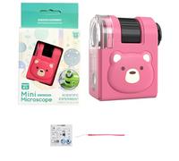 Science Exploration Tool Children Microscope Light High Magnification Lightweight Toy for Educational Activity Magnify Tiny