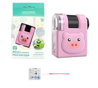 Science Exploration Tool Children Microscope Light High Magnification Lightweight Toy for Educational Activity Magnify Tiny