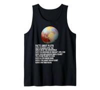 Science Facts About Pluto, Never Forget Pluto Tank Top