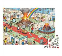 Science Fair Experiment Gone Wrong Wooden Jigsaw Puzzle Waterproof 1000 Piece Puzzles for Adults Gifts Fun Educational Games