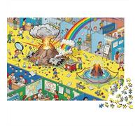 Science Fair Experiment Gone Wrong Wooden Jigsaw Puzzle Waterproof 1000 Piece Puzzles for Adults Gifts Challenging And Brainteasing Home Decoration