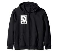 Science Fe Elements Chemistry Zip Hoodie