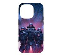 Science Fiction Cyberpunk Soldier Patrol Gamer Case for iPhone 14 Pro