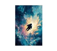 Science Fiction, Deep Space, Galaxy, Nebula, Space Astronaut, Cosmic Light Art Canvas Poster Wall Art Decor Print Picture Paintings for Living Room Bedroom Decoration 20" L X 30" W