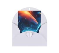 Science Fiction Future Greeting Card, 4x6 Inch With Envelope, #Suitable For Birthdays, Weddings, And Business Events.