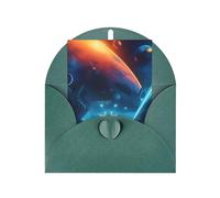 Science Fiction Future Greeting Card, 4x6 Inch With Envelope, #Suitable For Birthdays, Weddings, And Business Events.