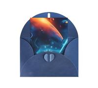 Science Fiction Future Greeting Card, 4x6 Inch With Envelope, #Suitable For Birthdays, Weddings, And Business Events.