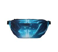 Science Fiction Future Prints Adjustable running waist bag crossbody bag lightweight and comfortable suitable for fitness jogging travel