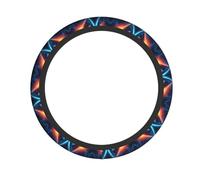 Science Fiction Future Prints Elastic Steering Wheel Cover Protects The Steering Wheel and is Anti-Slip for Cars Trucks and Vans