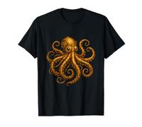 Science-Fiction Octopus Illustration T-Shirt