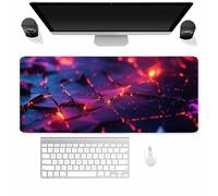 Science Fiction Rock Large Gaming Mouse Pad, 1000x500x3mm Extended gaming mouse mat XXL improved Precision and Speed Mousemat with Stitched Edges, Desk Mat for Keyboard and Mouses