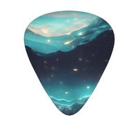 Science Fiction Stars 12 guitar picks per pack, available in 3 different thicknesses, suitable for electric guitars, ukuleles, etc.