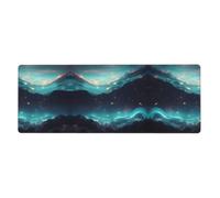 Science Fiction Stars Mouse Pad 11.8x31.5 in. Non-Slip Base for RGB Keyboard, Mouse and Laptop, Suitable for Gaming and Office.