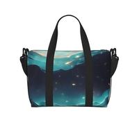 Science Fiction Stars Prints Handbag Crossbody Travel Bag Comfortable Lightweight and Waterproof Suitable for Travel and Everyday Use.