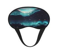 Science Fiction Stars Sleep Mask Soft Eye MaskBlindfold Eyeshade Smooth Comfortable Eye Cover with