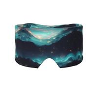 Science Fiction Stars Unisex Side Sleep Headband Sleep Mask and Earmuffs (27 x 4.3 inches) for Indoor Outdoor Travel Yoga Adjustable Comfort Eye and Earmuffs