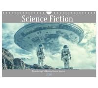 Science Fiction - Strange peoples and their traces UK-Version (Wall Calendar 2026 DIN A4 Landscape), CALVENDO 12 Month Wall Calendar