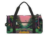 Science Fiction Style Robotic Car Gym Bag for Men Women, Waterproof Gym Tote Bags, Large Duffel Bag for Travel Workout