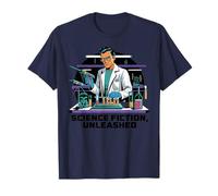 Science Fiction Unleashed Crazy Inventor Alien Chaos T-Shirt