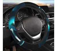 Science Gene Strand Car Elastic Steering Wheel Cover Universal 15 Inch Stretch Automotive Steering Wheel Protector Cover Anti Slip Breathable Novelty Cars Interior Accessory for Men Women