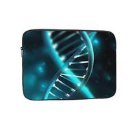 Science Gene Strand Laptop Sleeve Bag 17 Inch, Waterproof Shockproof Laptop Case Bag Computer Skin Bags Lightweight Tablet Carrying Case