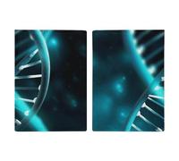 Science Gene Strand Passport Holder Passport Wallet PU Leather Passports Protective Cover Slim Travel Accessories