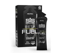Science In Sport Energy Gel Beta Fuel Neutral (Unflavoured) - Dual Source 40g carbs/60ml - 6 Pack