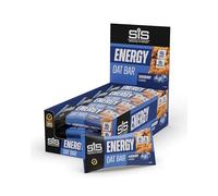 Science in Sport Energy Oat Bar 70g 12-Pack Blueberry - Delicious with 40g of carbohydrates and 10g of protein, tasty snack for your training