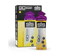 Science In Sport GO Isotonic Energy Gels, Running Gels with 22 g Carbohydrates, Low Sugar, Blackcurrant Flavour, 60 ml Per Serving (6 Pack)